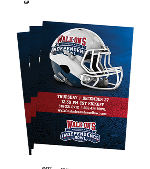 Public Tickets for 2018 Walk-On’s Independence Bowl on Sale Beginning September 1