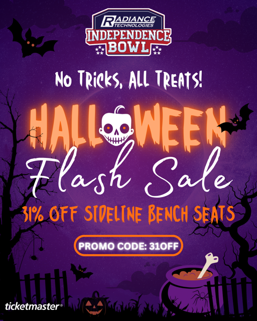 Halloween Flash Sale Brings 31 Percent Discount on Sideline Bench Tickets