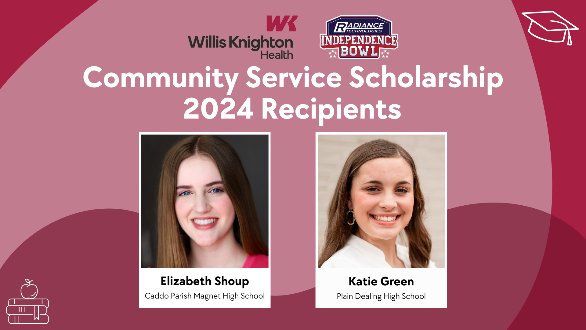 Willis Knighton Community Service Scholarship Recipients Announced