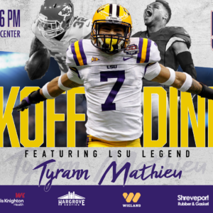2026 Kickoff Dinner featuring Tyrann Mathieu