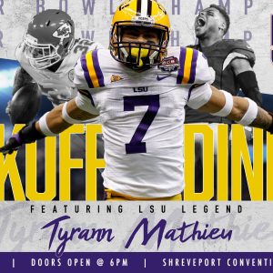 2026 Kickoff Dinner featuring Tyrann Mathieu