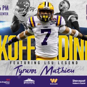 2026 Kickoff Dinner featuring Tyrann Mathieu