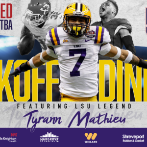 2026 Kickoff Dinner featuring Tyrann Mathieu