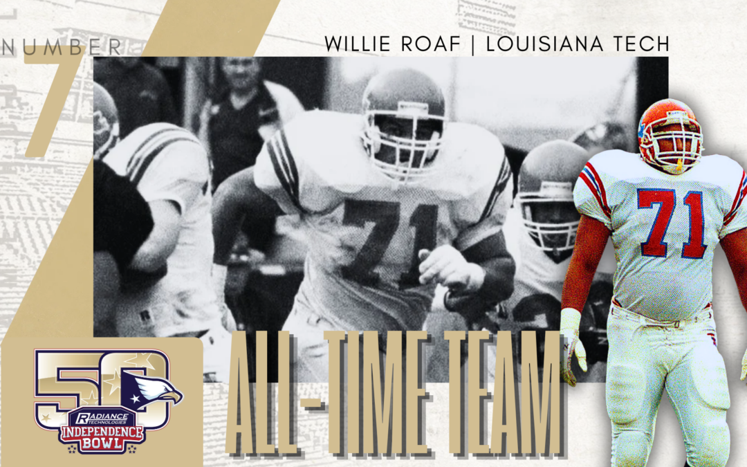 College and Pro Football Hall of Famer Willie Roaf Named No. 7 Player on All-Time Team